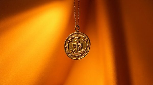 Démarquez-vous avec une médaille de baptême ange en or 18 carats